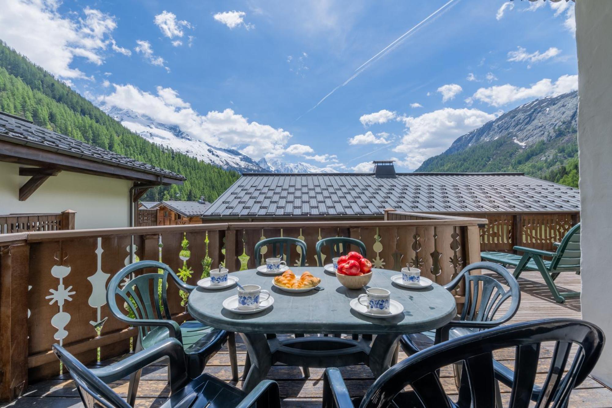 Terrasse Bec Rouge Montroc - Happy Apartment *